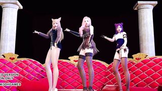 [MMD] Hwasa - Maria Hot Erotic Dance Ahri Akali Kaisa Seraphine KDA League of Legends