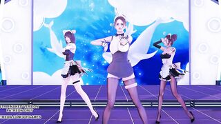 [MMD] Hurly burly Sexy Maid Hot Dance 4K 60FPS