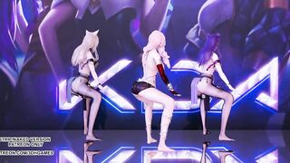 [MMD] HYUNA - Rolldeep Ahri Kaisa Seraphine League of Legends KDA Sexy Kpop Dance 17,842 viewsA