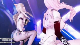 [MMD] HYUNA - Rolldeep Ahri Kaisa Seraphine League of Legends KDA Sexy Kpop Dance 17,842 viewsA