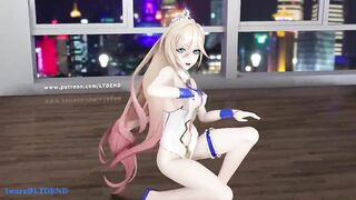 0024 -【R18-MMD】Honkai Impact 3 崩坏3 Durandal 幽兰黛尔 Ghost dance