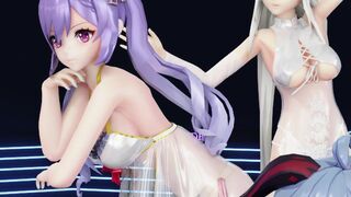 0028 -【R18-MMD】Genshin Impact 原神 Ganyu, Ningguang & Keqing