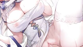 0095 -【R18-2D】Azur Lane 碧蓝航线 Formidable 可畏 sex animation #1