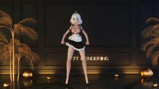 0073 -【R18-MMD】77T - Maid Haku - Everglow Adios