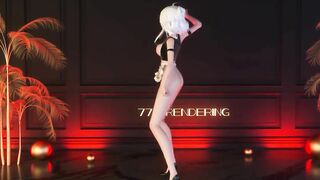 0073 -【R18-MMD】77T - Maid Haku - Everglow Adios