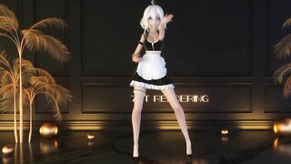 0073 -【R18-MMD】77T - Maid Haku - Everglow Adios