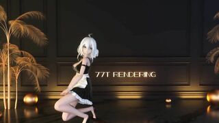 0073 -【R18-MMD】77T - Maid Haku - Everglow Adios