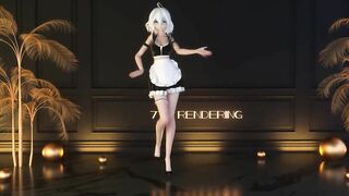 0073 -【R18-MMD】77T - Maid Haku - Everglow Adios