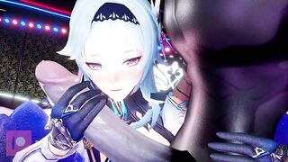 0089 -【R18-MMD】Bengugu - Genshin Impact 原神 Eula 优菈 -Thumbs up