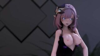 0134 -【R18-MMD】Honkai Impact 3 崩坏3 Elysia 爱莉希雅 - Chocolate Cream