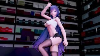 0118 -【R18-MMD】Honkai Impact 3 APHO Raiden Mei 崩坏3 雷电芽衣 - Chocolate cream