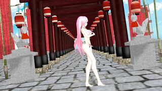 【MMD】Gokuraku Jodo [YYB type Luka swimsuit]【R-18】