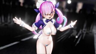 0149 -【R18-MMD】Mister Pink - Hololive Auqa - Still waiting