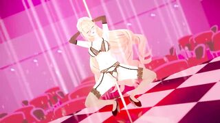 0187 -【R18-MMD】Honkai Impact 3 崩坏3 Durandal 幽兰黛尔 - poledance loop