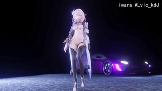 0165 -【R18-MMD】Honkai Impact 3 崩坏3 Elysia 爱莉希雅 - Excuse me