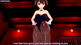 Hentai POV Feet Haruhi Suzumiya Bunnysuit The Melancholy of Haruhi Suzumiya