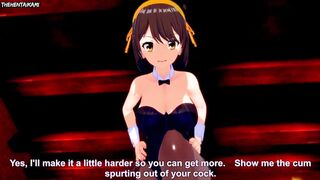 Hentai POV Feet Haruhi Suzumiya Bunnysuit The Melancholy of Haruhi Suzumiya