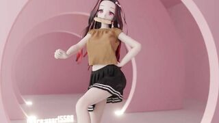 0222 -【R18-MMD】Demon Slayer nezuko - CLC Devil