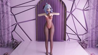 0227 -【R18-MMD-4K】Genshin Impact 原神 Ganyu 甘雨 - 小鹿乱撞