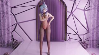 0227 -【R18-MMD-4K】Genshin Impact 原神 Ganyu 甘雨 - 小鹿乱撞