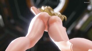 0343 -【R18-MMD】Genshin Impact 原神 Fischl 菲谢尔 - Genie