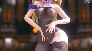 0343 -【R18-MMD】Genshin Impact 原神 Fischl 菲谢尔 - Genie