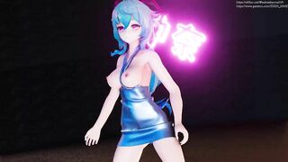 0289 -【R18-MMD】Genshin Impact 原神 Keqing & Ganyu 刻晴+甘雨 - trouble maker