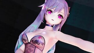 0289 -【R18-MMD】Genshin Impact 原神 Keqing & Ganyu 刻晴+甘雨 - trouble maker