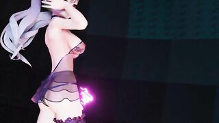 0289 -【R18-MMD】Genshin Impact 原神 Keqing & Ganyu 刻晴+甘雨 - trouble maker