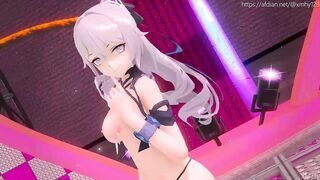 0287 -【R18-MMD】AKT - Honkai Impact 3 崩坏3 Bronnie hoxxor bunny - Luvoratorrry!