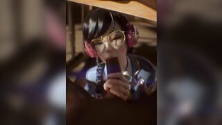 3D Hentai: Dva Schoolgirl Uniform Fuck Compilation Overwatch Uncensored Hentai