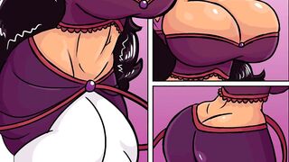 Genie breast expansion - hentai comic