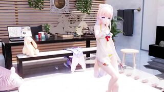 0446 -【R-18 MMD】 Genshin Impact 原神 Sangonomiya Kokomi 珊瑚宫