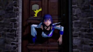 0115 - 【R18-MMD】Honkai Impact 3rd Raiden Mei - Stuck in a wall