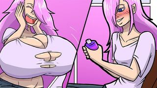 Breast expansion potion - hentai comic