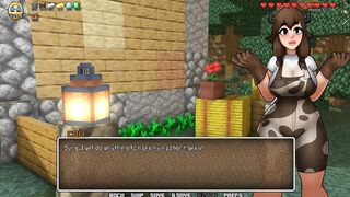 Minecraft Horny Craft - Part 2 - Hot CowGirl Make Ahegao And Strip By LoveSkySanHentai