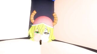 Imbapovi - Tohru and Lucoa do the Biggest Body Inflation in the Universe