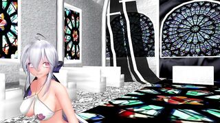 【MMD】Haku Swing Dance Third【R-18】