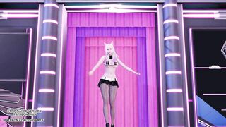 [MMD] AOA - ShortHair Ahri Hot Erotic Dance League of Legends KDA