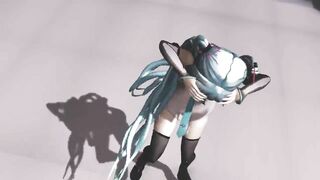 【MMD】Criminal Miku v2 - Cake by the Ocean【R-18】