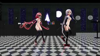 【MMD】Jiangfu & Umikaze - Suspicious Dark Demon【R-18】