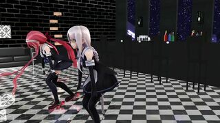 【MMD】Jiangfu & Umikaze - Suspicious Dark Demon【R-18】