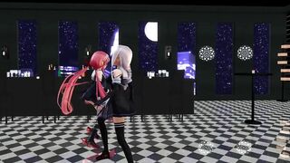 【MMD】Jiangfu & Umikaze - Suspicious Dark Demon【R-18】