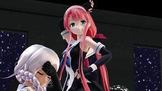 【MMD】Jiangfu & Umikaze - Suspicious Dark Demon【R-18】