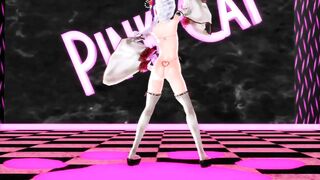 【MMD】TDA type modified Haku - PiNK CAT【R-18】