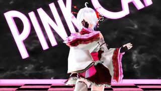 【MMD】TDA type modified Haku - PiNK CAT【R-18】