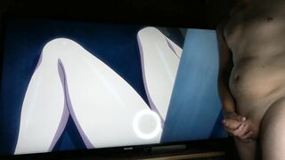 Hottest Anime Good Boy Caught Gorgeous Big Tits Japanese Masturbating And Squirting On The Balcony