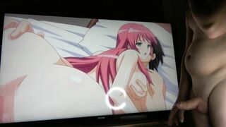 Hottest Anime Good Boy Caught Gorgeous Big Tits Japanese Masturbating And Squirting On The Balcony