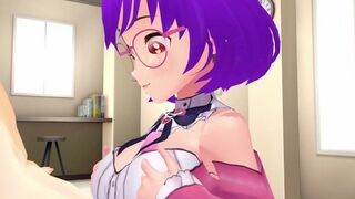 【R18-MMD】Slutty Idol use her titts for your pleasure