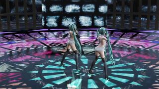 【MMD】Old & new Miku Romeo & Cinderella【R-18】